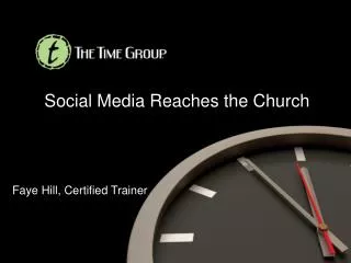 Social Media Reaches the Church