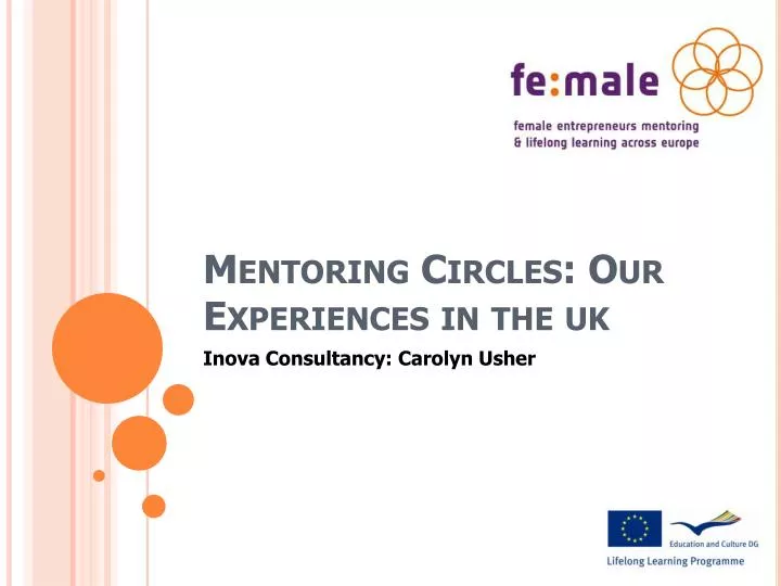 mentoring circles our experiences in the uk
