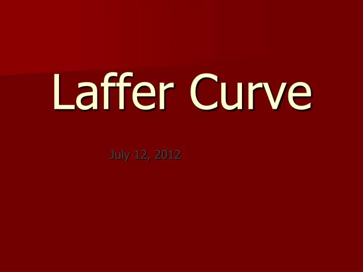 laffer curve