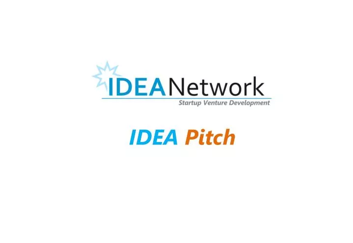 idea pitch