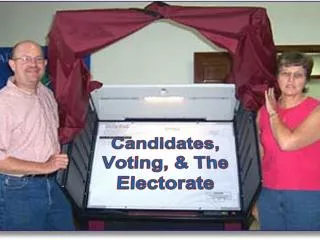 Candidates, Voting, &amp; The Electorate
