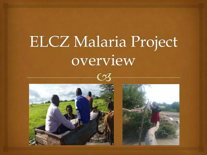 elcz malaria project overview