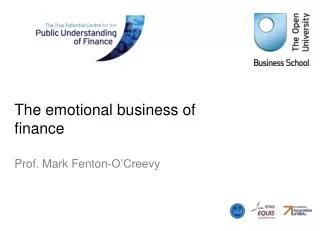 The emotional business of finance