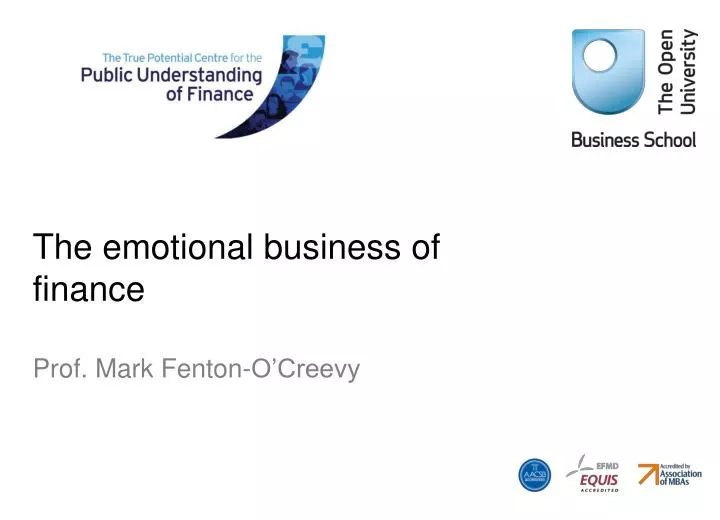 the emotional business of finance