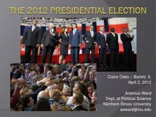 The 2012 Presidential Election