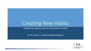 Creating New Habits