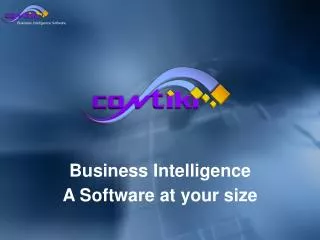 Business Intelligence A Software at your size