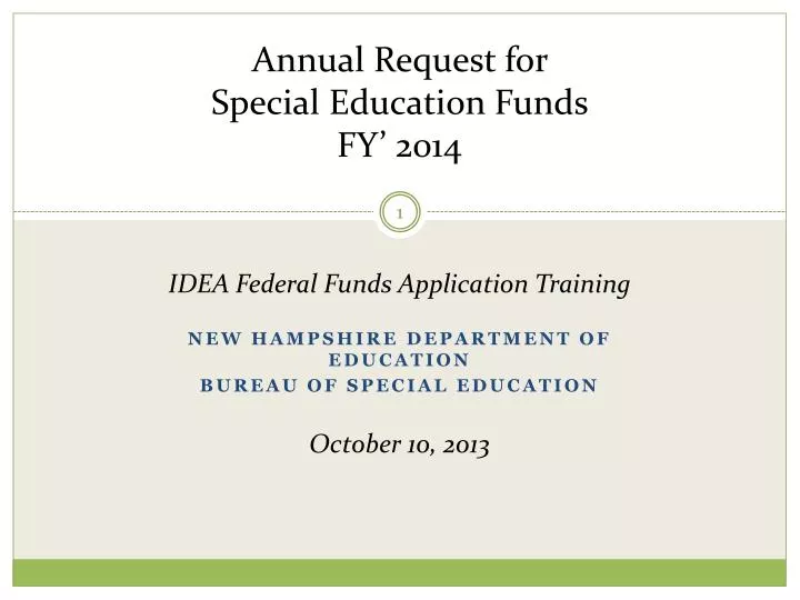 new hampshire department of education bureau of special education