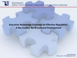 Executive Knowledge Exchange on Effective Regulation: A Key Enabler for Broadband Development