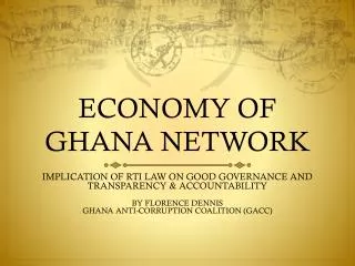 ECONOMY OF GHANA NETWORK