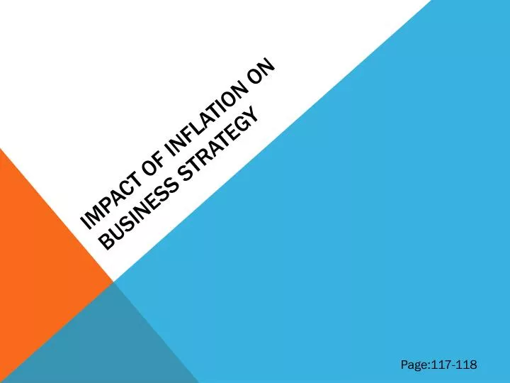 impact of inflation on business strategy