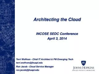 Architecting the Cloud