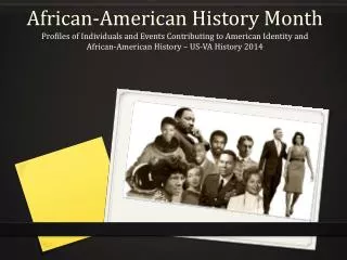 African-American History M onth