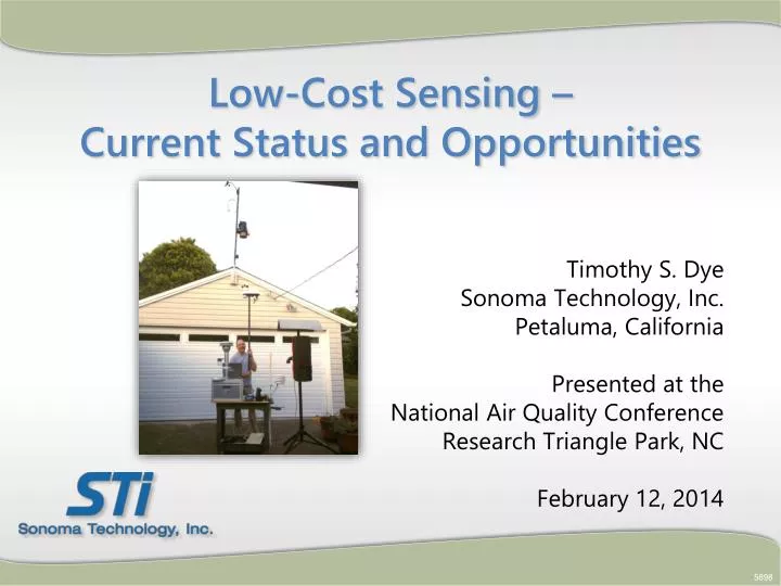low cost sensing current status and opportunities