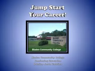 Jump Start Your Career!