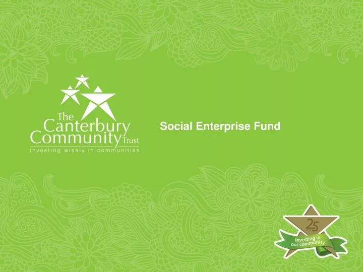 social enterprise fund