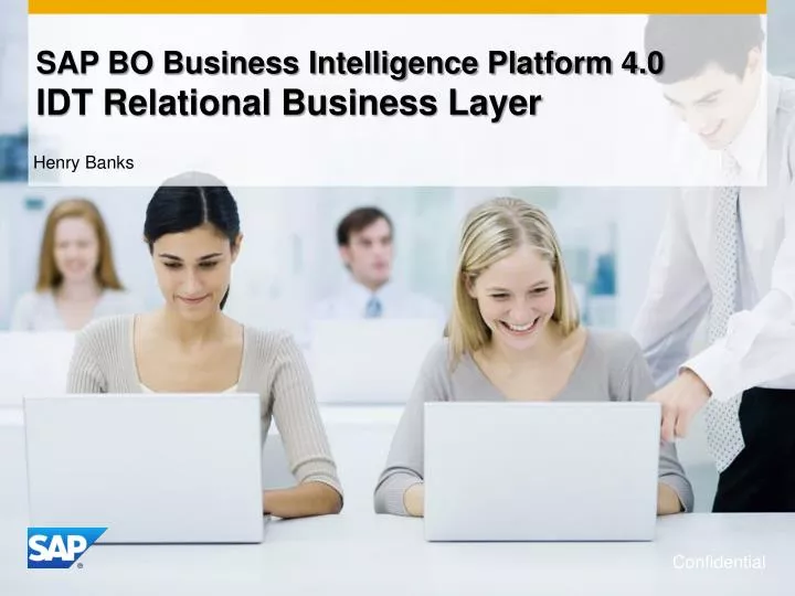 sap bo business intelligence platform 4 0 idt relational business layer