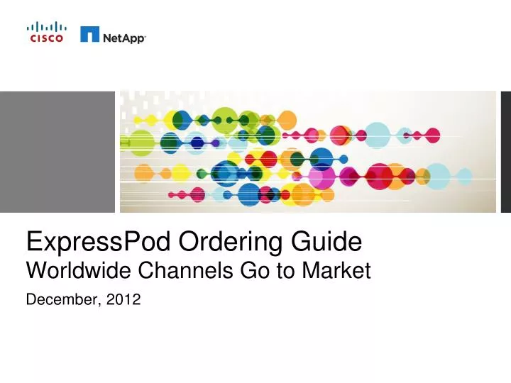 expresspod ordering guide worldwide channels go to market