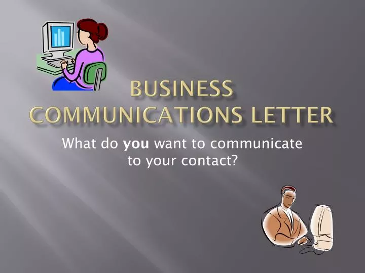 business communications letter
