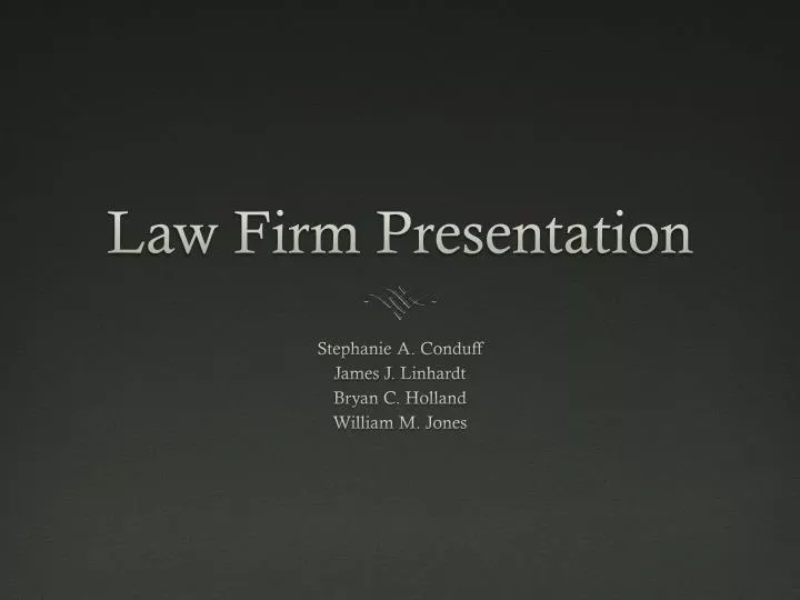 law firm presentation