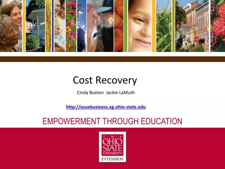 cost recovery