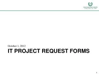 IT Project Request Forms