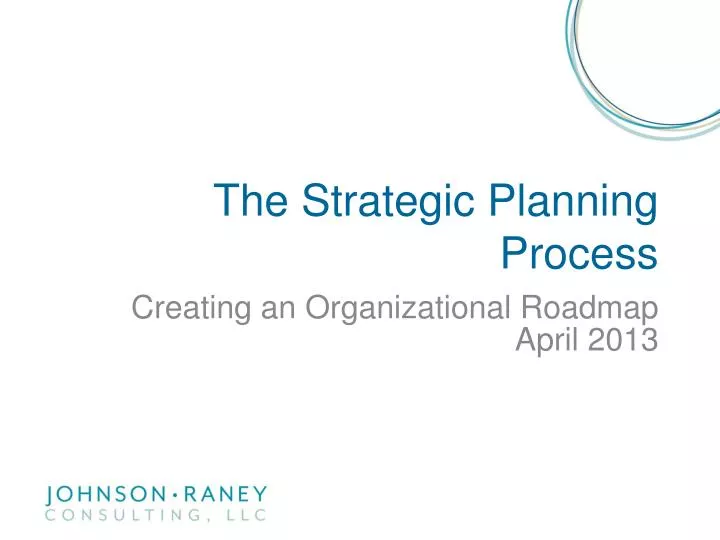 the strategic planning process