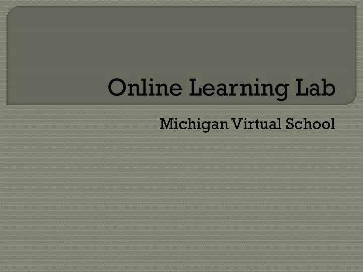 online learning lab