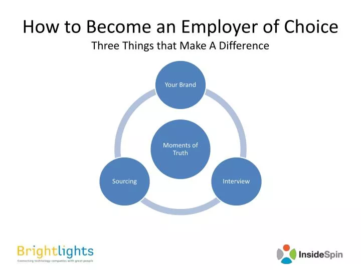how to become an employer of choice three things that make a difference