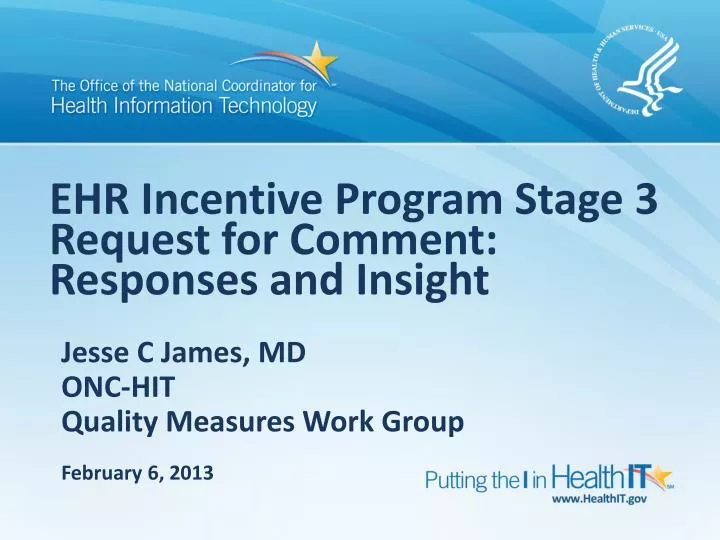 ehr incentive program stage 3 request for comment responses and insight