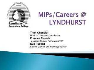 MIPs/Careers @ LYNDHURST