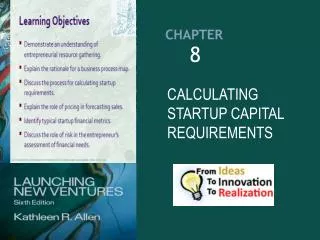 CALCULATING STARTUP CAPITAL REQUIREMENTS