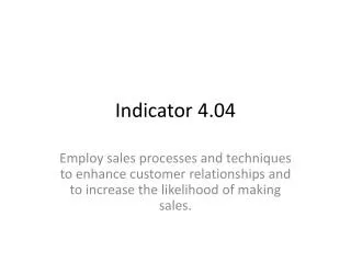 Indicator 4.04
