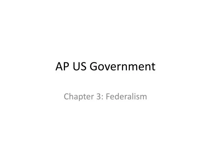 ap us government