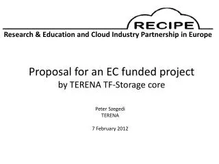 Research &amp; Education and Cloud Industry Partnership in Europe