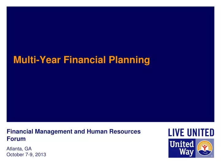 multi year financial planning