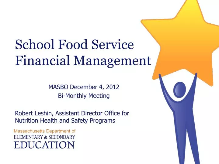 school food service financial management