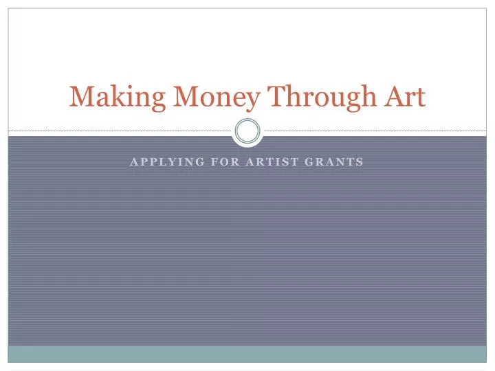 making money through art
