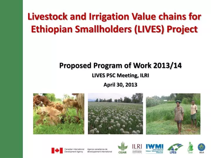 livestock and irrigation value chains for ethiopian smallholders lives project