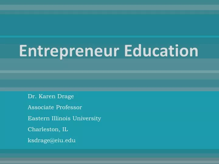 entrepreneur education