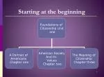 Starting at the beginning - slide 1