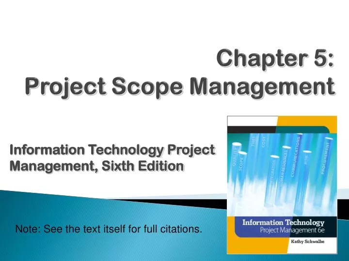 chapter 5 project scope management