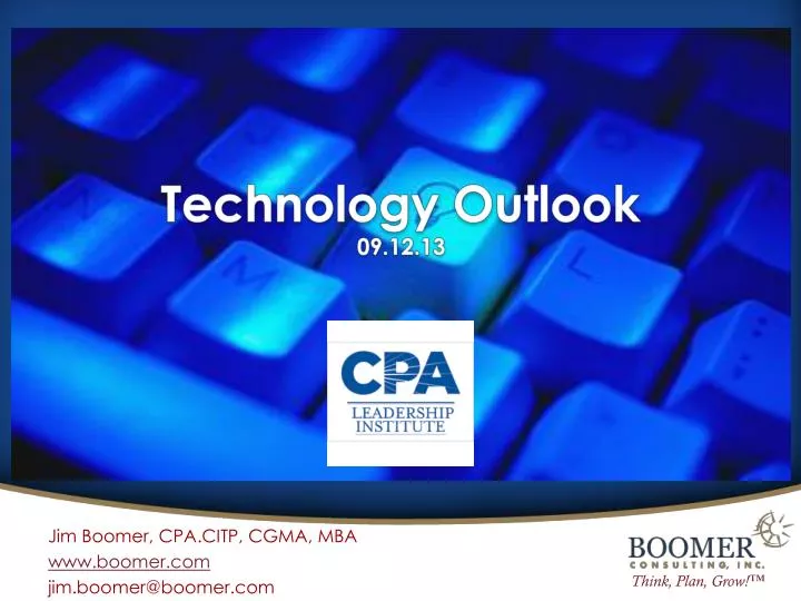 technology outlook 09 12 13