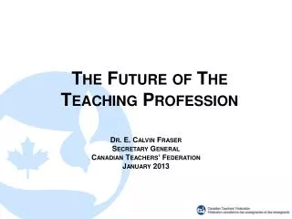 The Future of The Teaching Profession