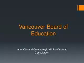 Vancouver Board of Education