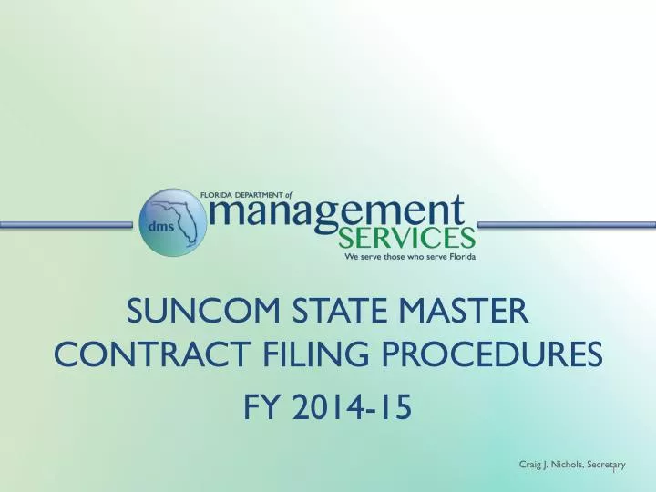 suncom state master contract filing procedures fy 2014 15