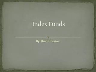 Index Funds