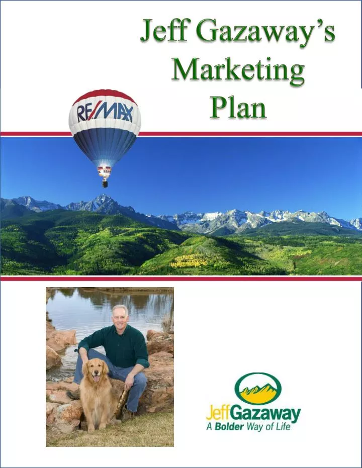 jeff gazaway s marketing plan