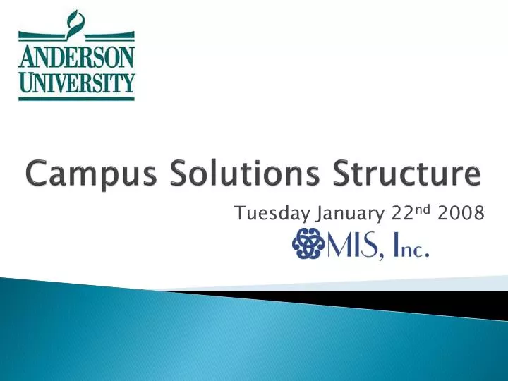 campus solutions structure