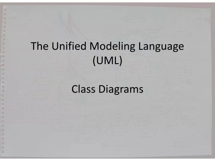 the unified modeling language uml class diagrams